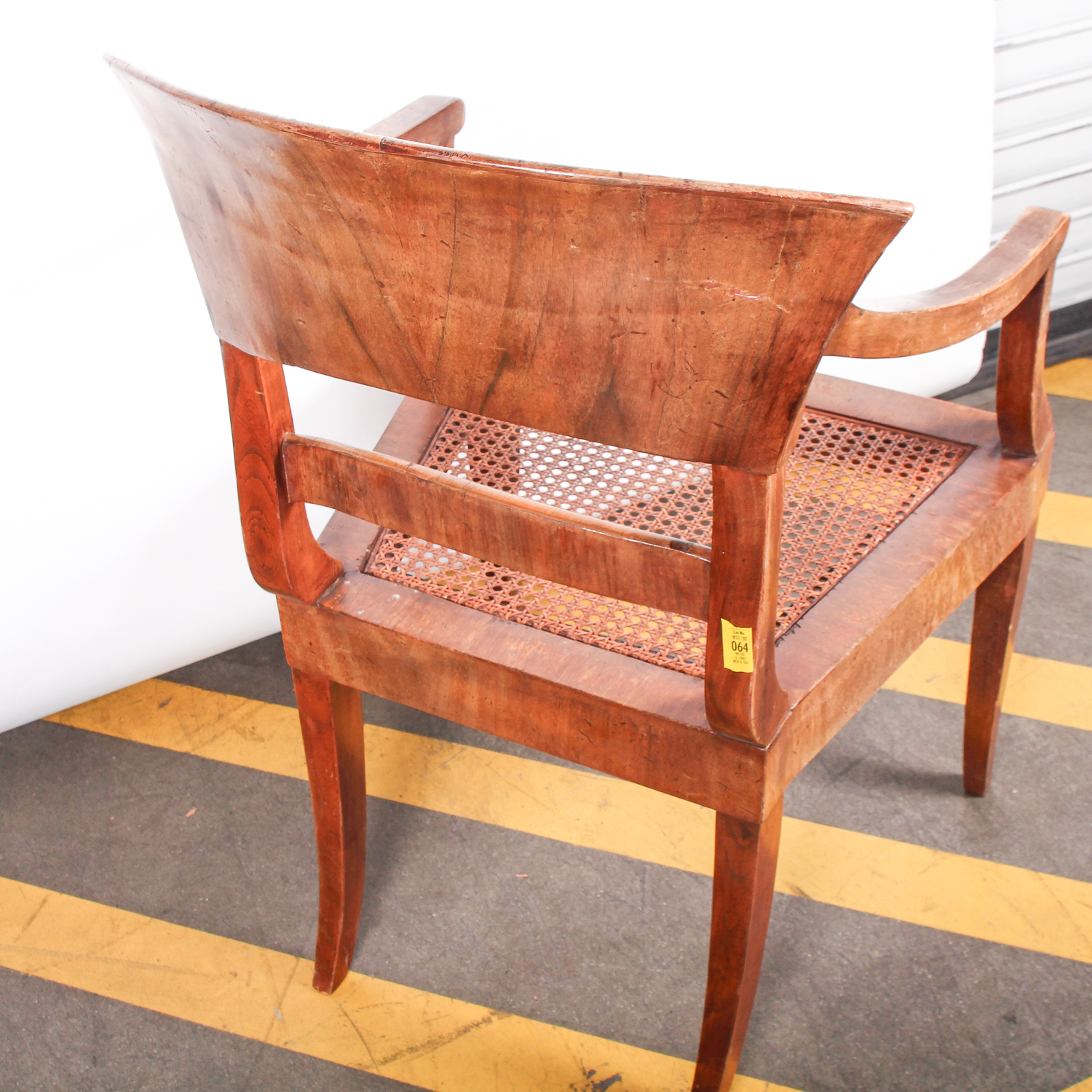Vintage Italian Cane Seat Side Chair