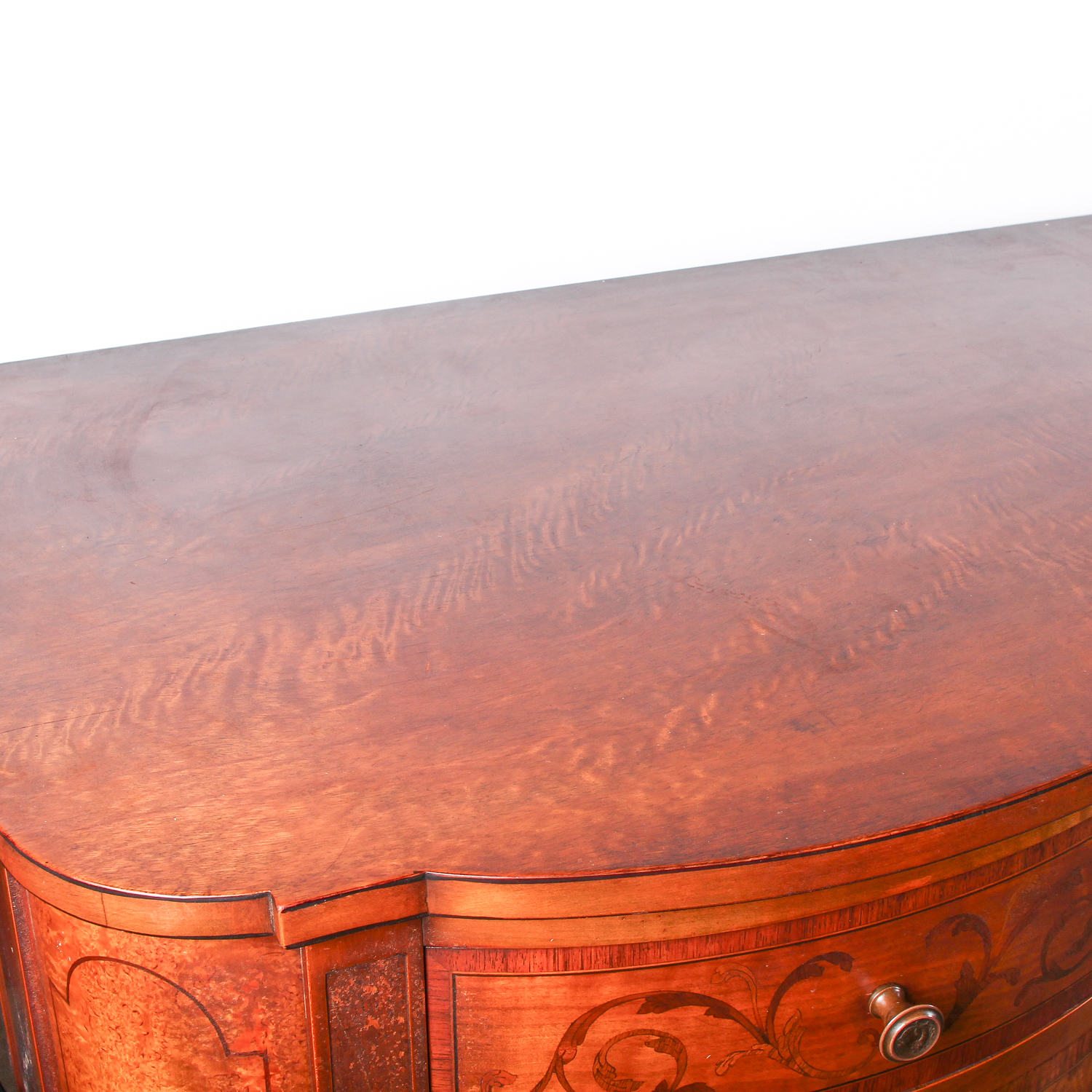 Vintage Neoclassical Inspired Maple Sideboard