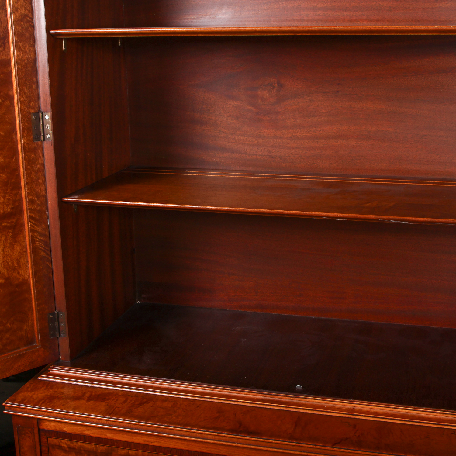 Vintage Neoclassical Inspired Maple Armoire