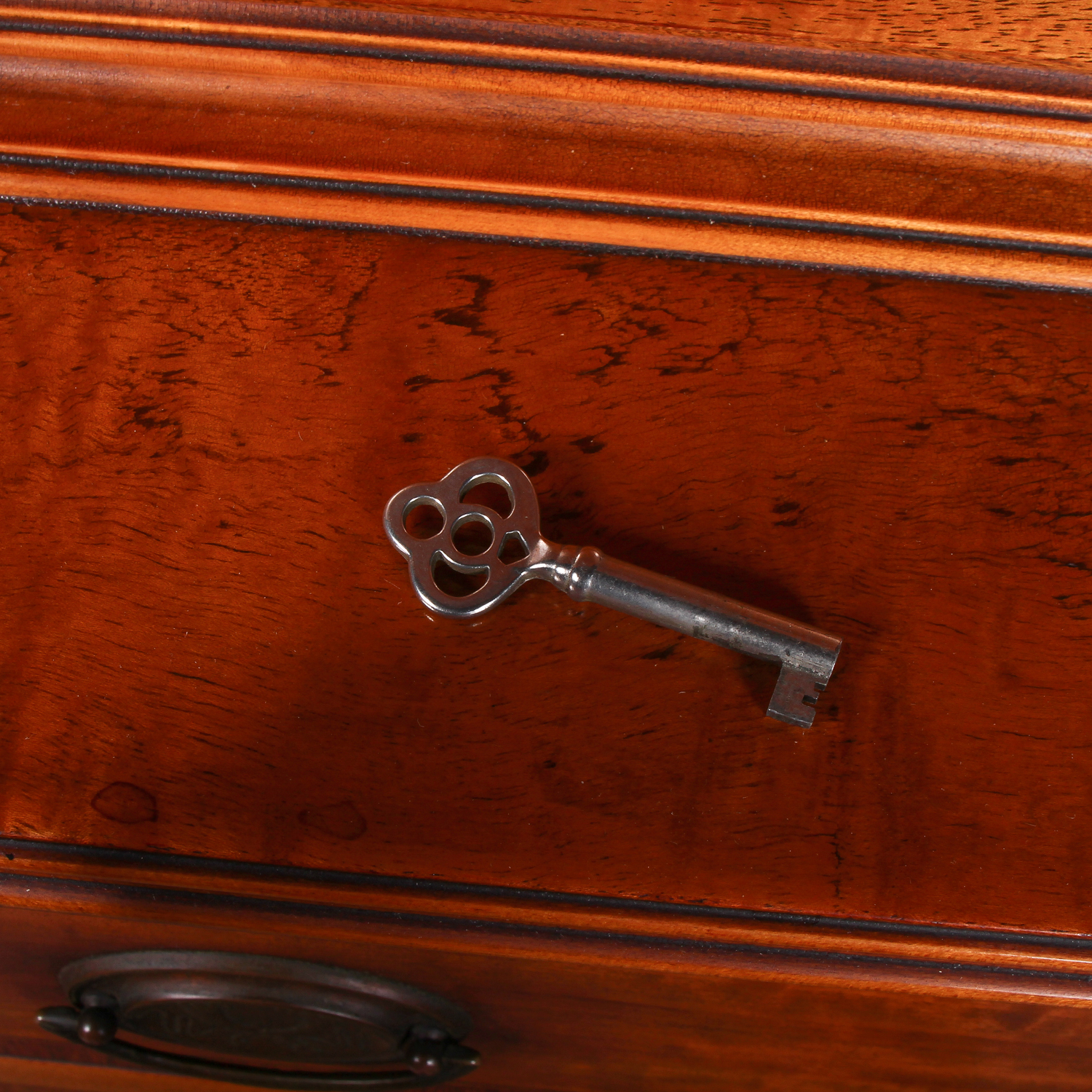 Vintage Neoclassical Inspired Maple Armoire