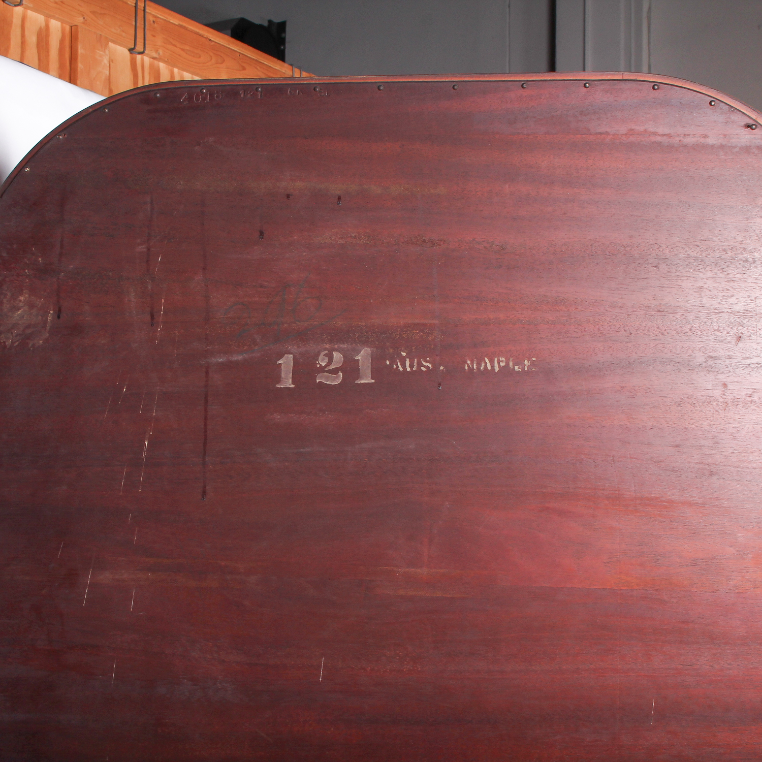 Vintage Neoclassical Inspired Maple Armoire