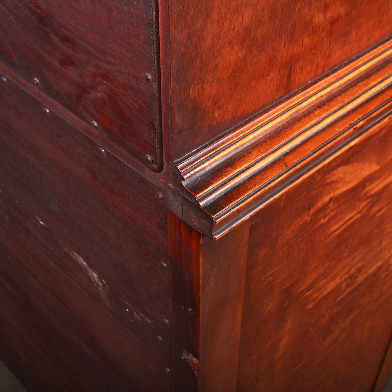 Vintage Neoclassical Inspired Maple Armoire