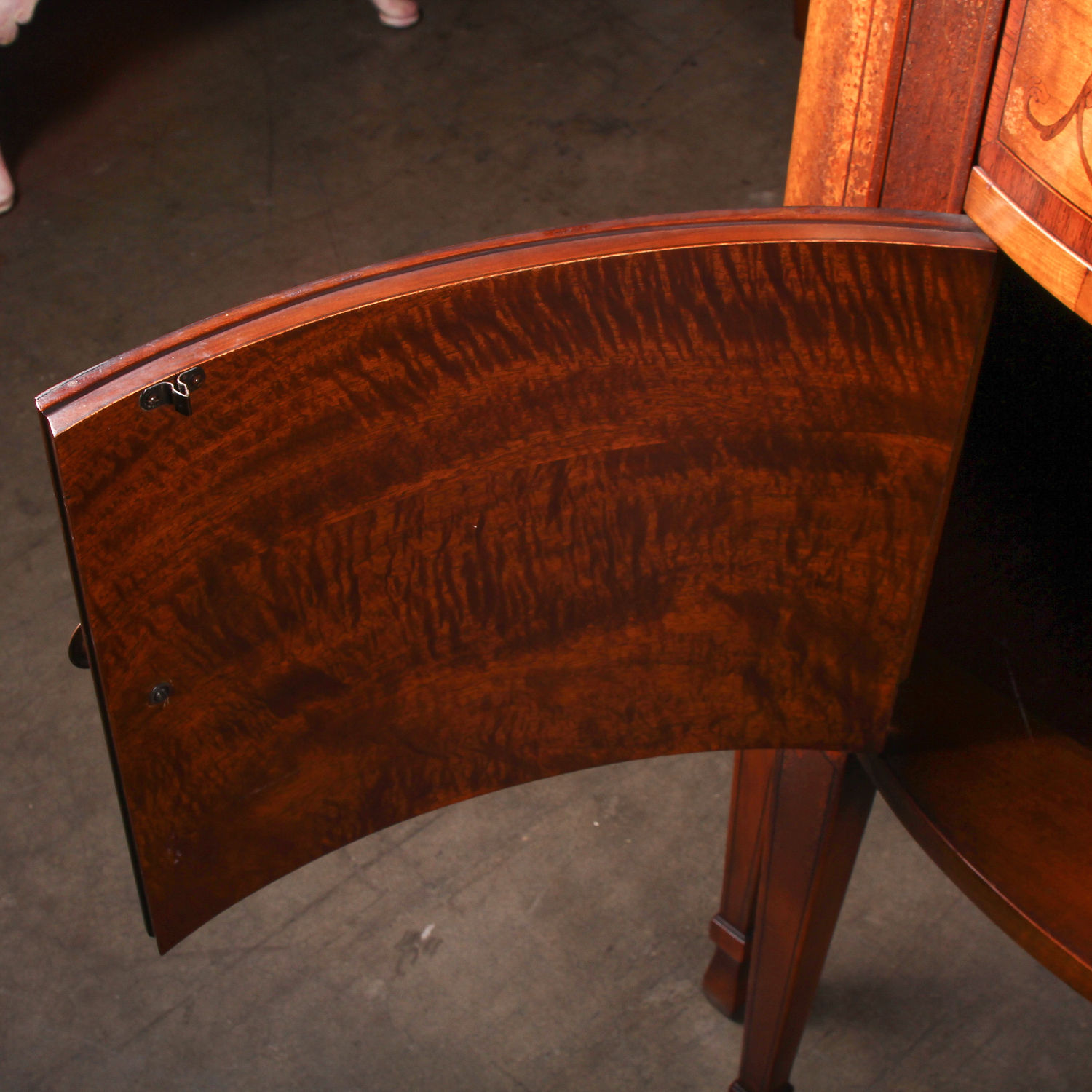 Vintage Neoclassical Inspired Maple Sideboard