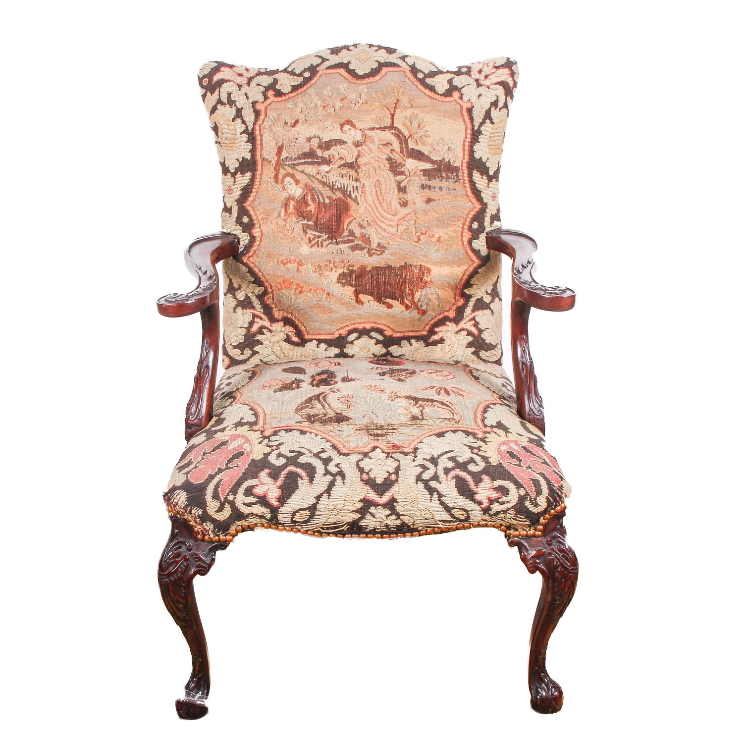 Queen Anne Style Fauteuil
