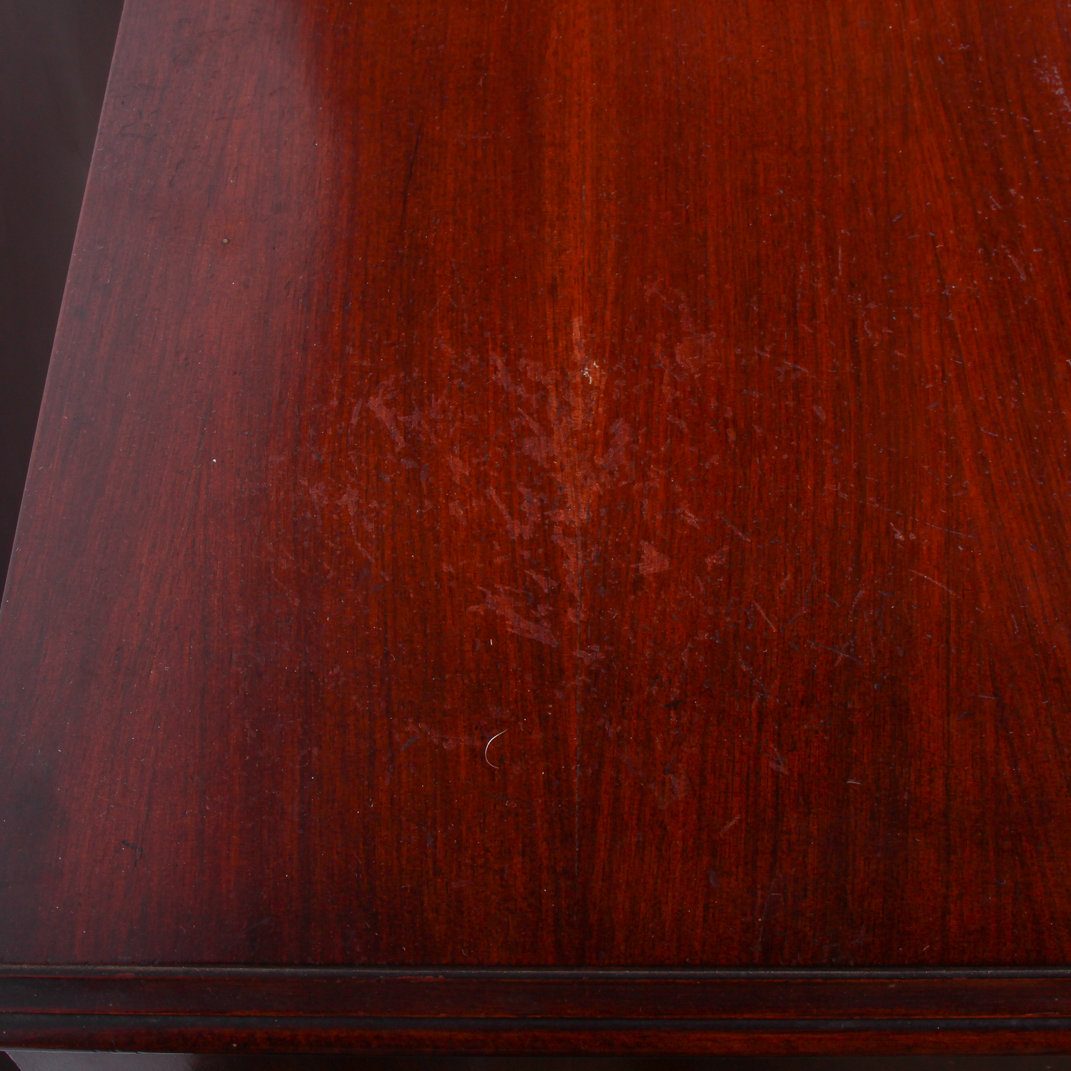 Vintage Queen Anne Style Mahogany Side Table by John Wanamaker