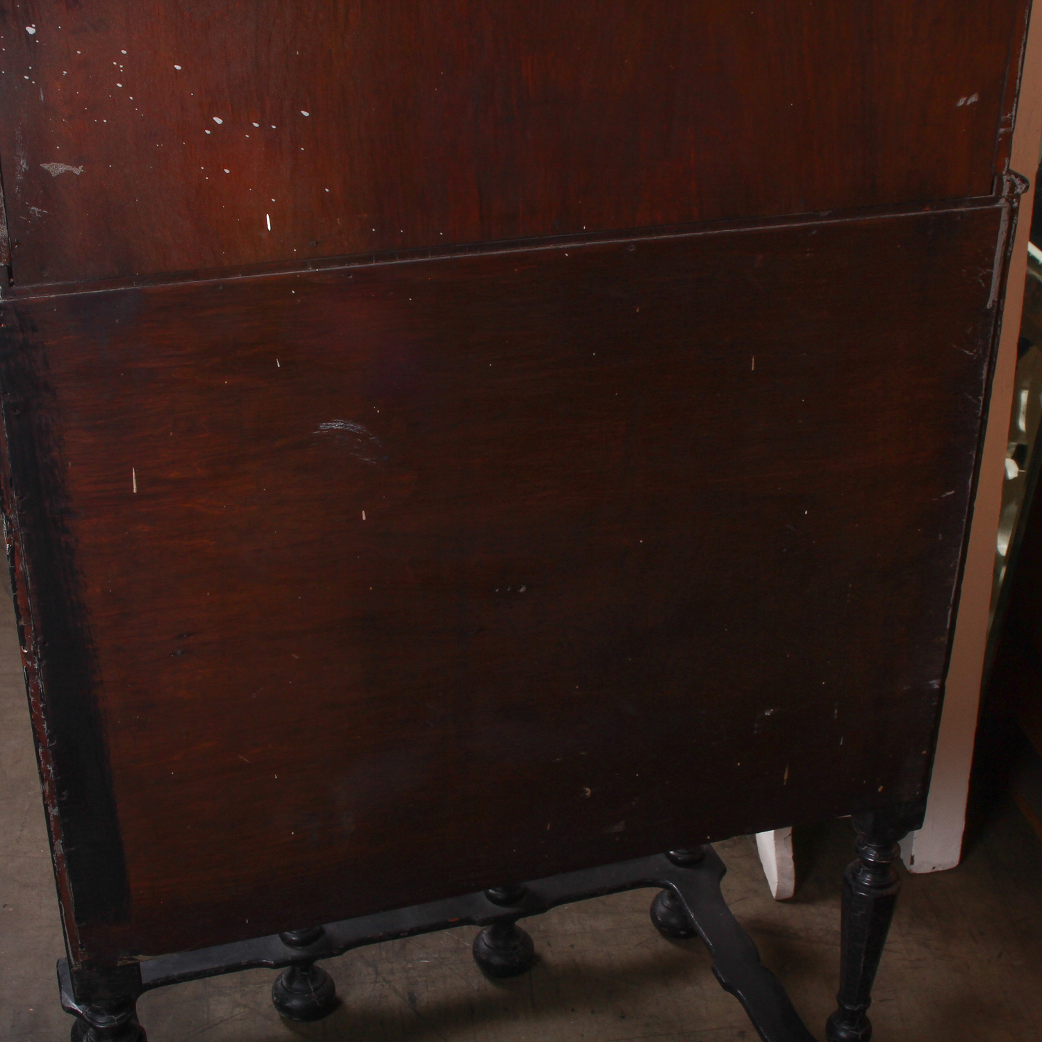 Vintage Berkey & Gay Floral Secretary Desk