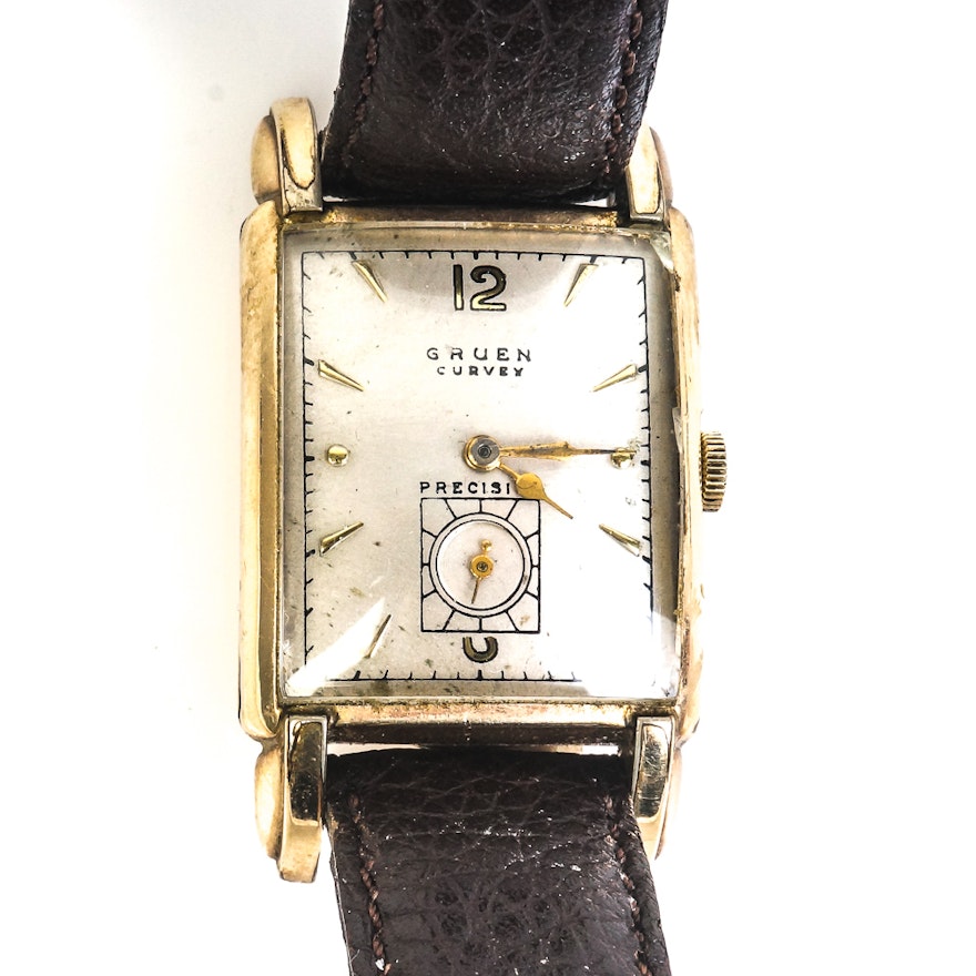 Vintage Gruen Curvex Gold Filled Wristwatch