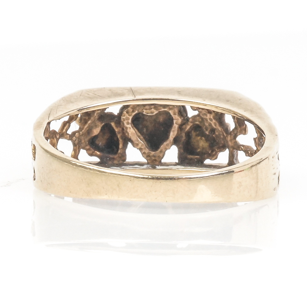 10K Two-Tone Black Hills Gold Multi-Leaf Ring