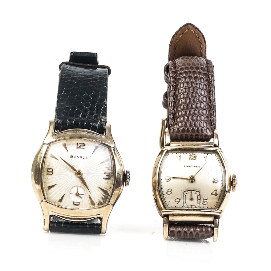 Vintage Benrus and Longines Wristwatches