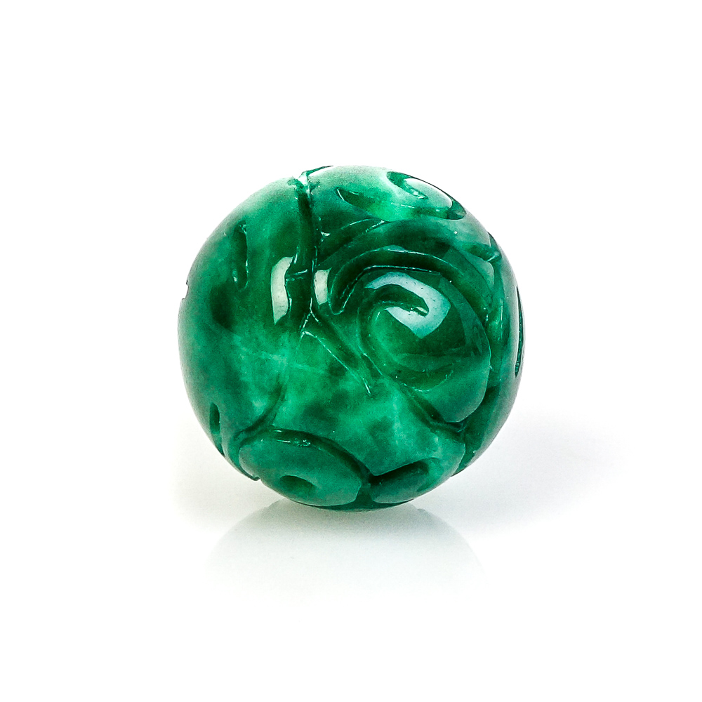 Collection of Loose Jadeite Jade and Rose Quartz Carved Beads