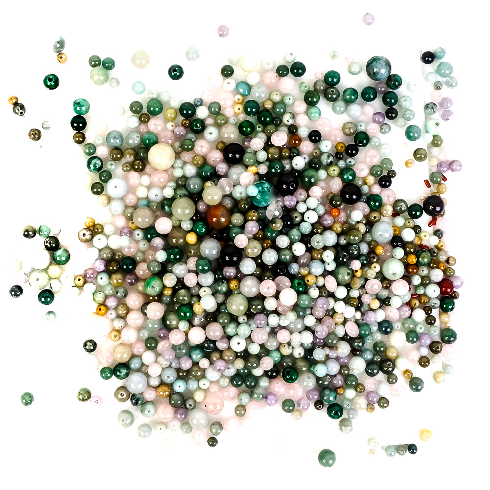 Generous Collection of Loose Natural Stone Beads