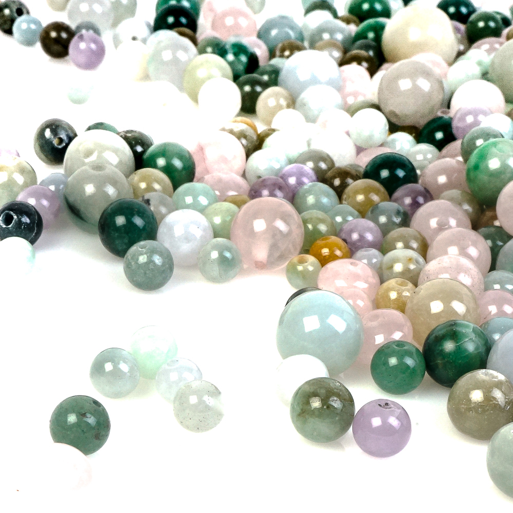 Generous Collection of Loose Natural Stone Beads