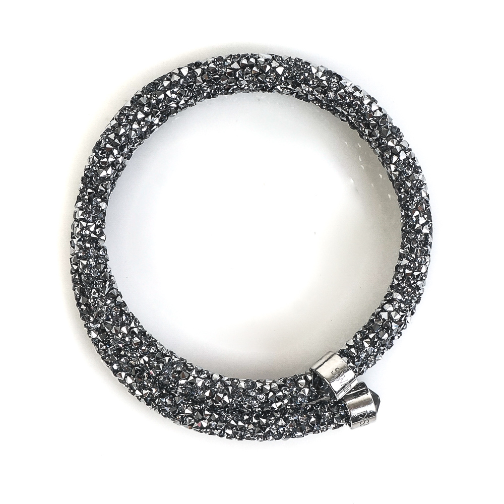 Swarovski Gray Crystaldust Bangle Bracelet