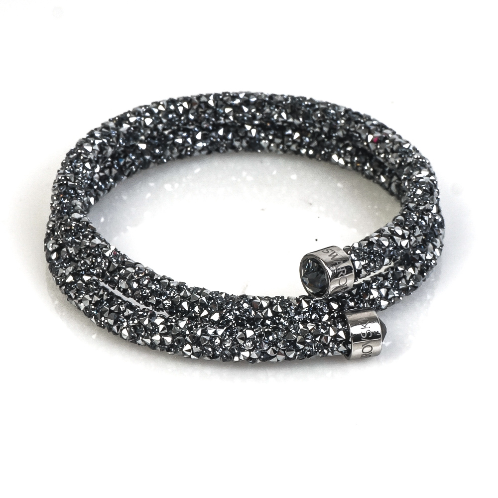 Swarovski Gray Crystaldust Bangle Bracelet