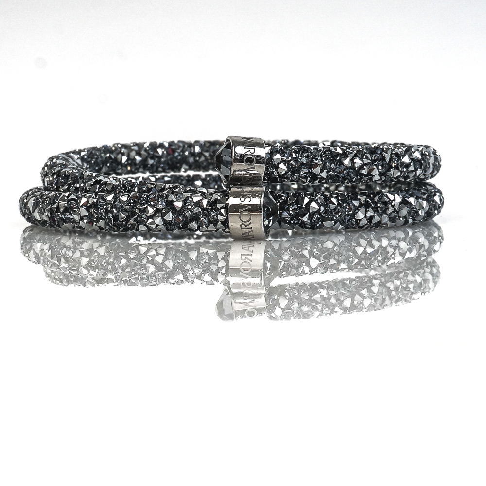 Swarovski Gray Crystaldust Bangle Bracelet