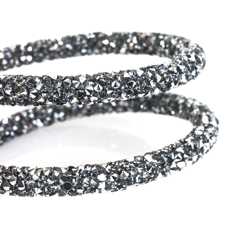Swarovski Gray Crystaldust Bangle Bracelet