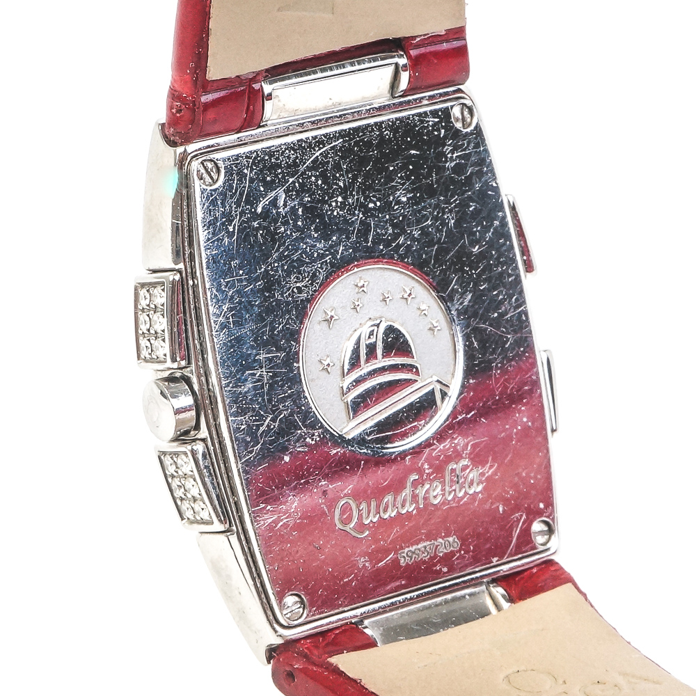 Omega Constellation Quadrella Stainless Steel and Diamond Watch