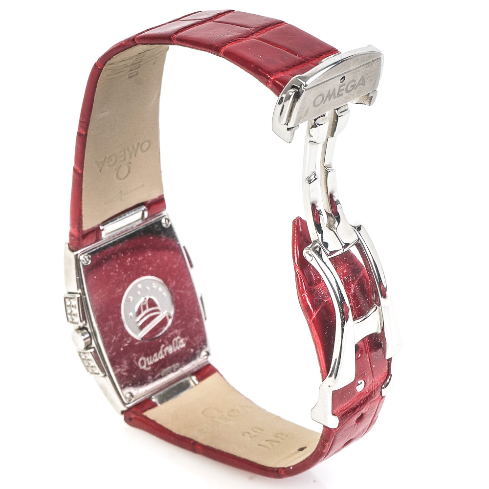 Omega Constellation Quadrella Stainless Steel and Diamond Watch