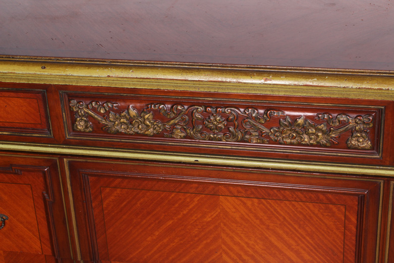 Vintage Chesterfield Furniture Co. Dresser with Parkay Wood Detailing
