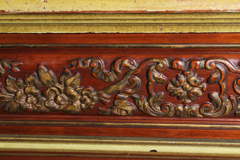 Vintage Chesterfield Furniture Co. Dresser with Parkay Wood Detailing
