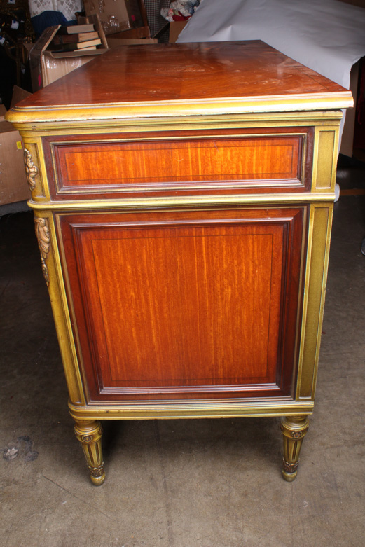 Vintage Chesterfield Furniture Co. Dresser with Parkay Wood Detailing