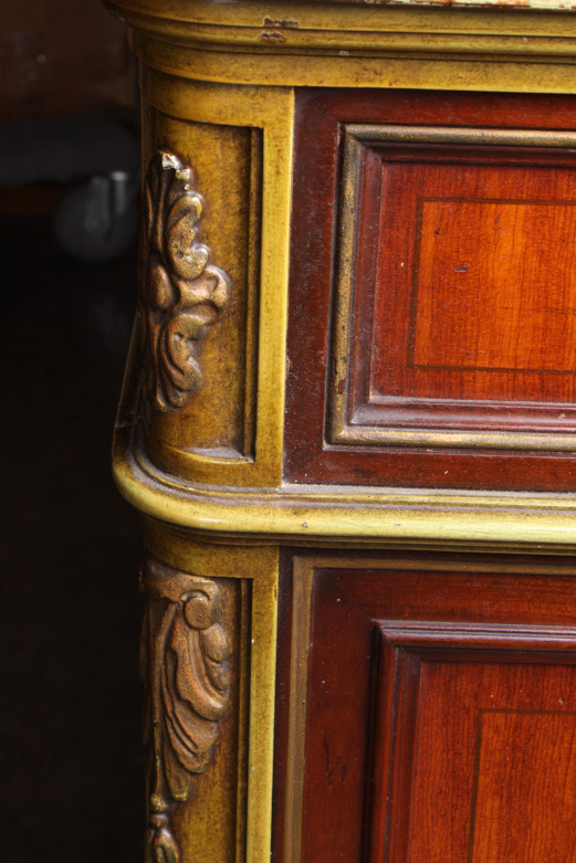 Vintage Chesterfield Furniture Co. Dresser with Parkay Wood Detailing