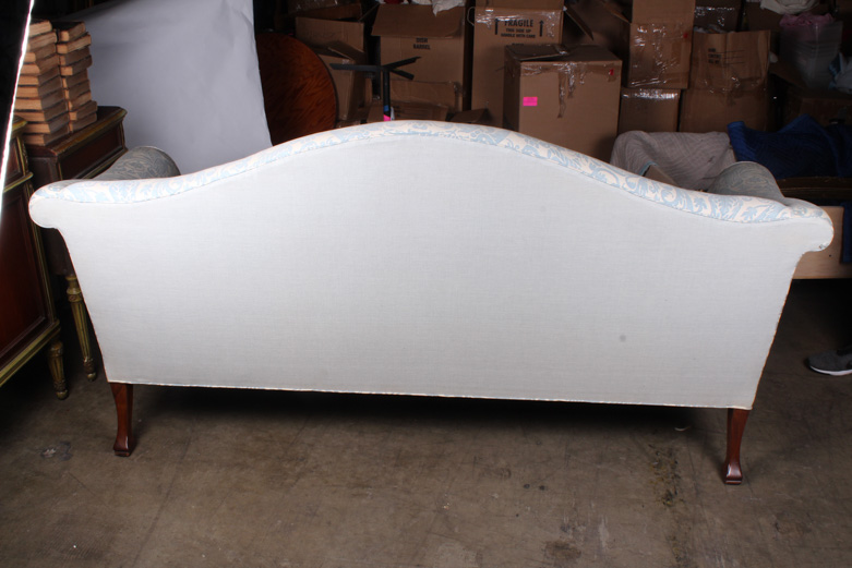 Chippendale Style Camel Back Sofa