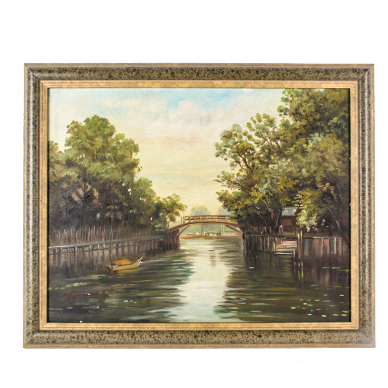 Vintage Oil Painting on Canvas