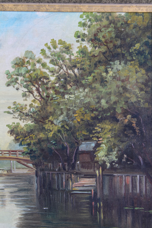 Vintage Oil Painting on Canvas