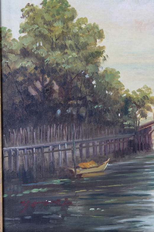 Vintage Oil Painting on Canvas