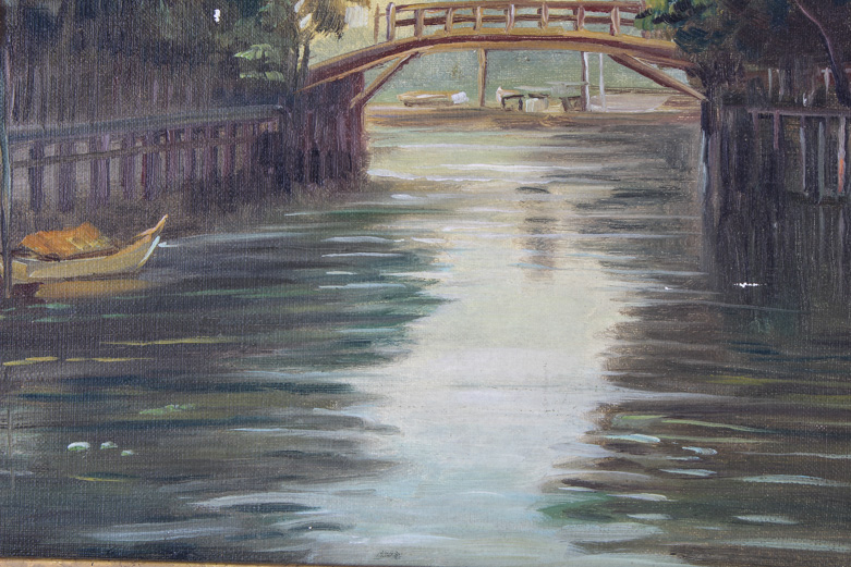 Vintage Oil Painting on Canvas