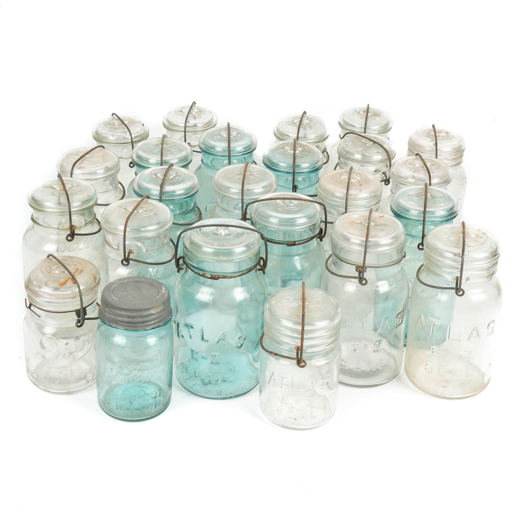 Vintage Assortment of Canning Jars