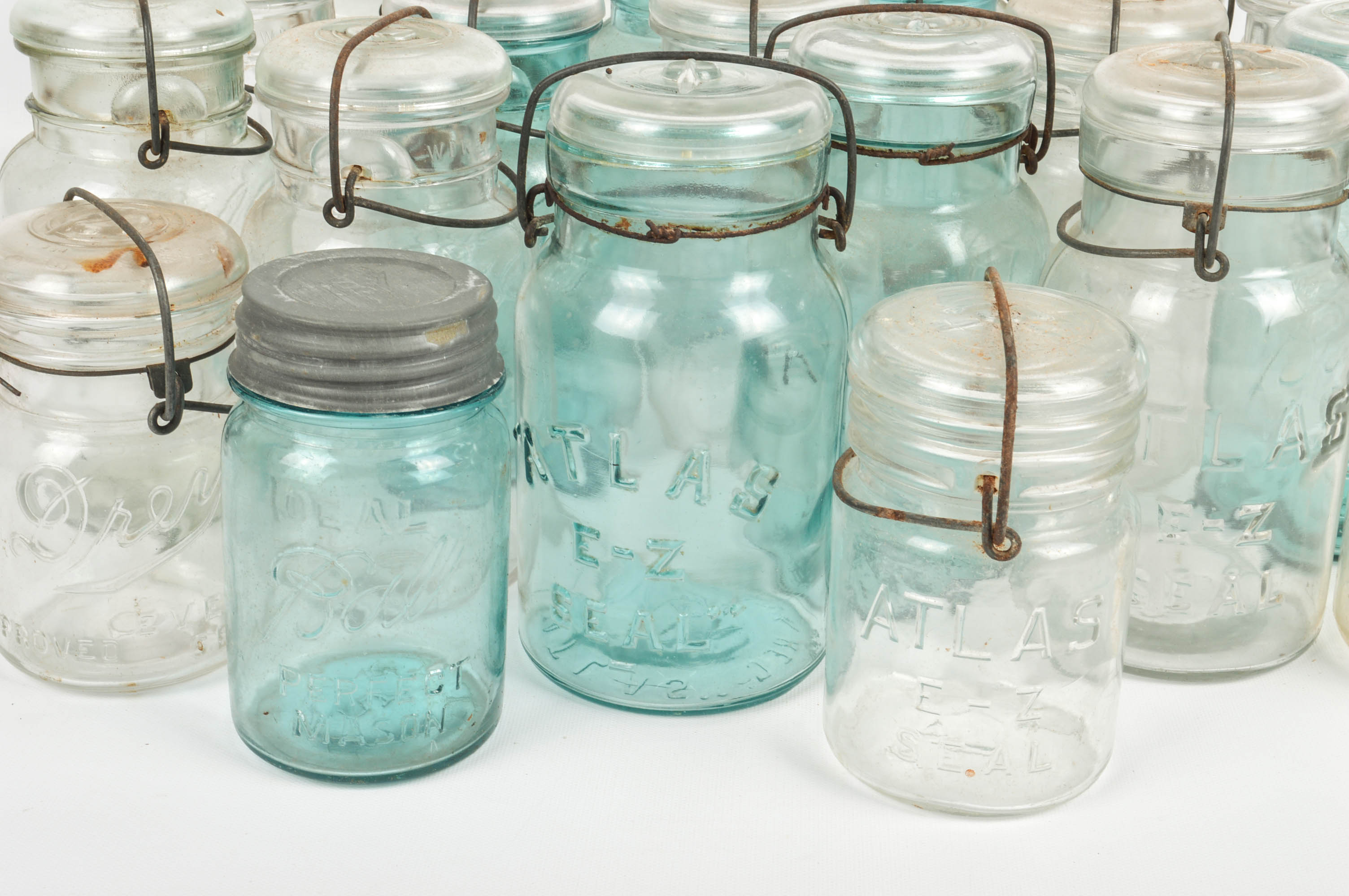Vintage Assortment of Canning Jars