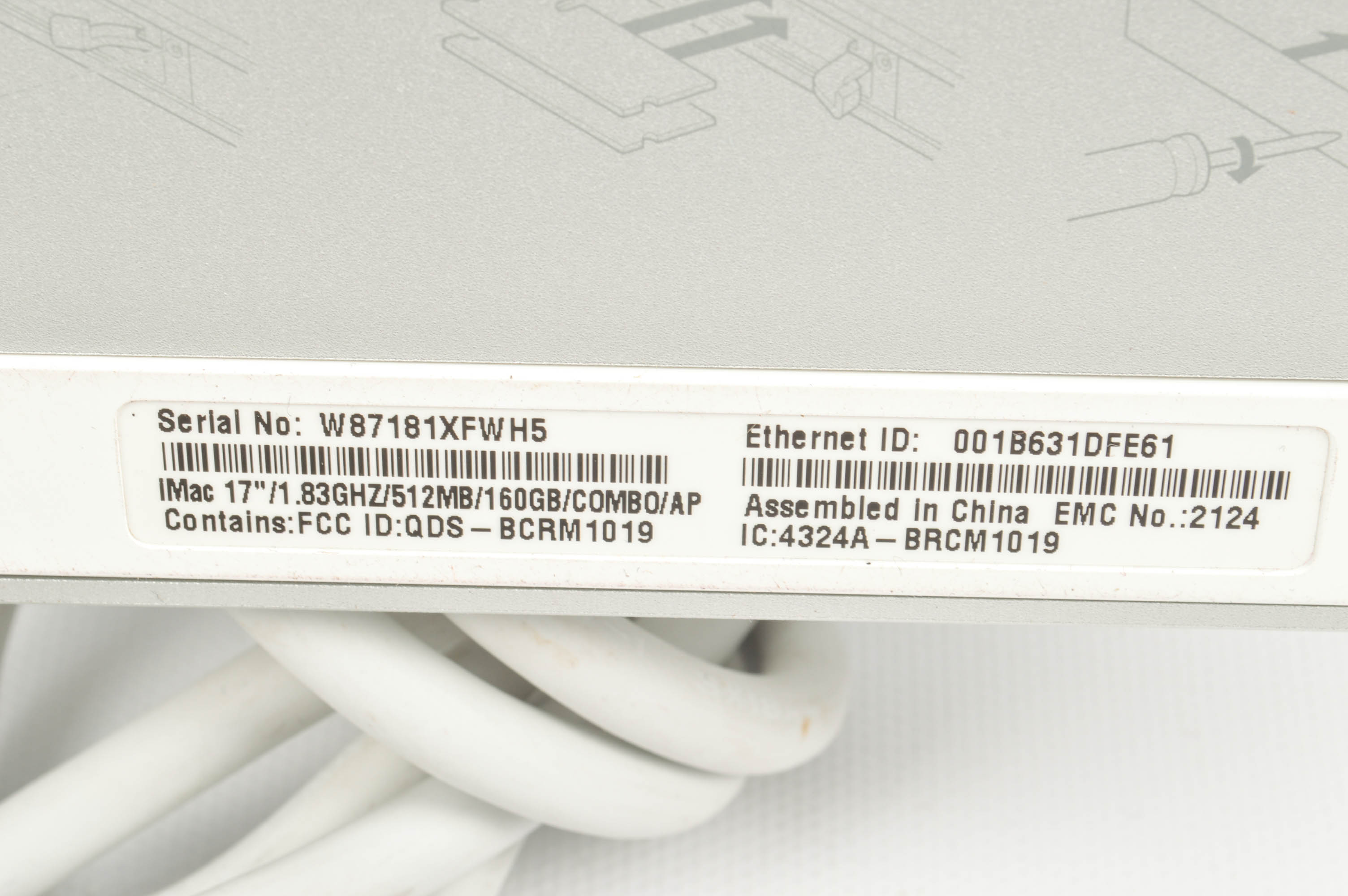 iMac 17" Computer, Keyboard and Mouse