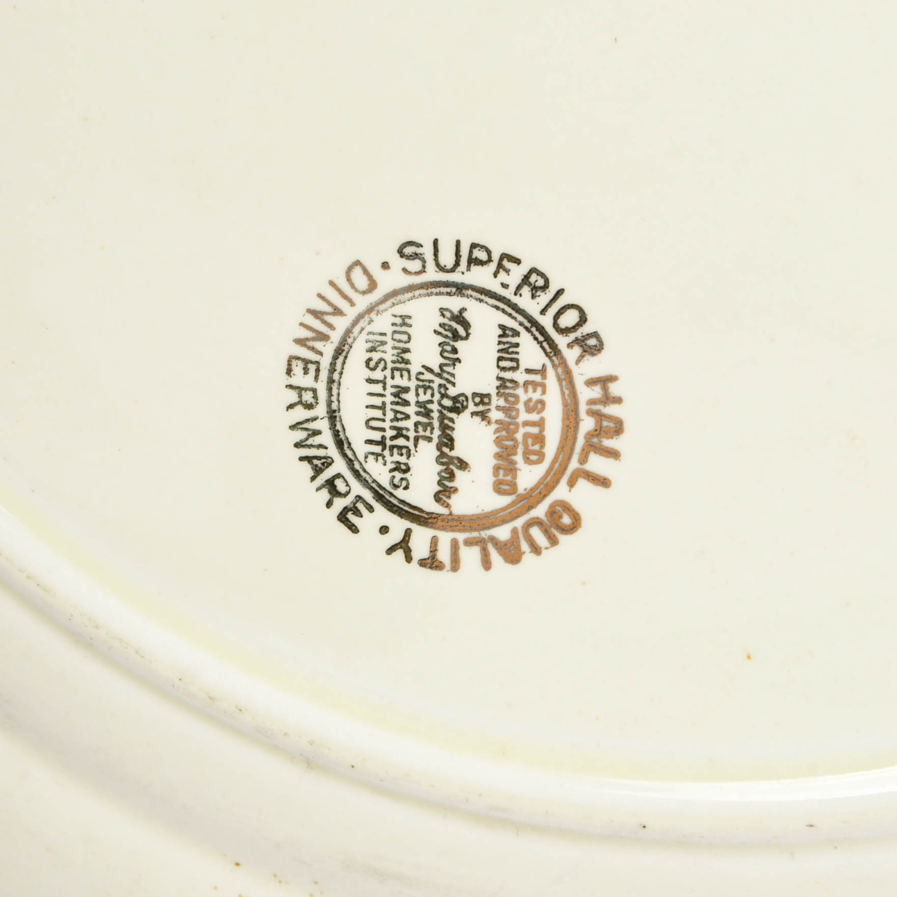 Vintage Hall's  Superior "Autumn Leaf"  Serveware