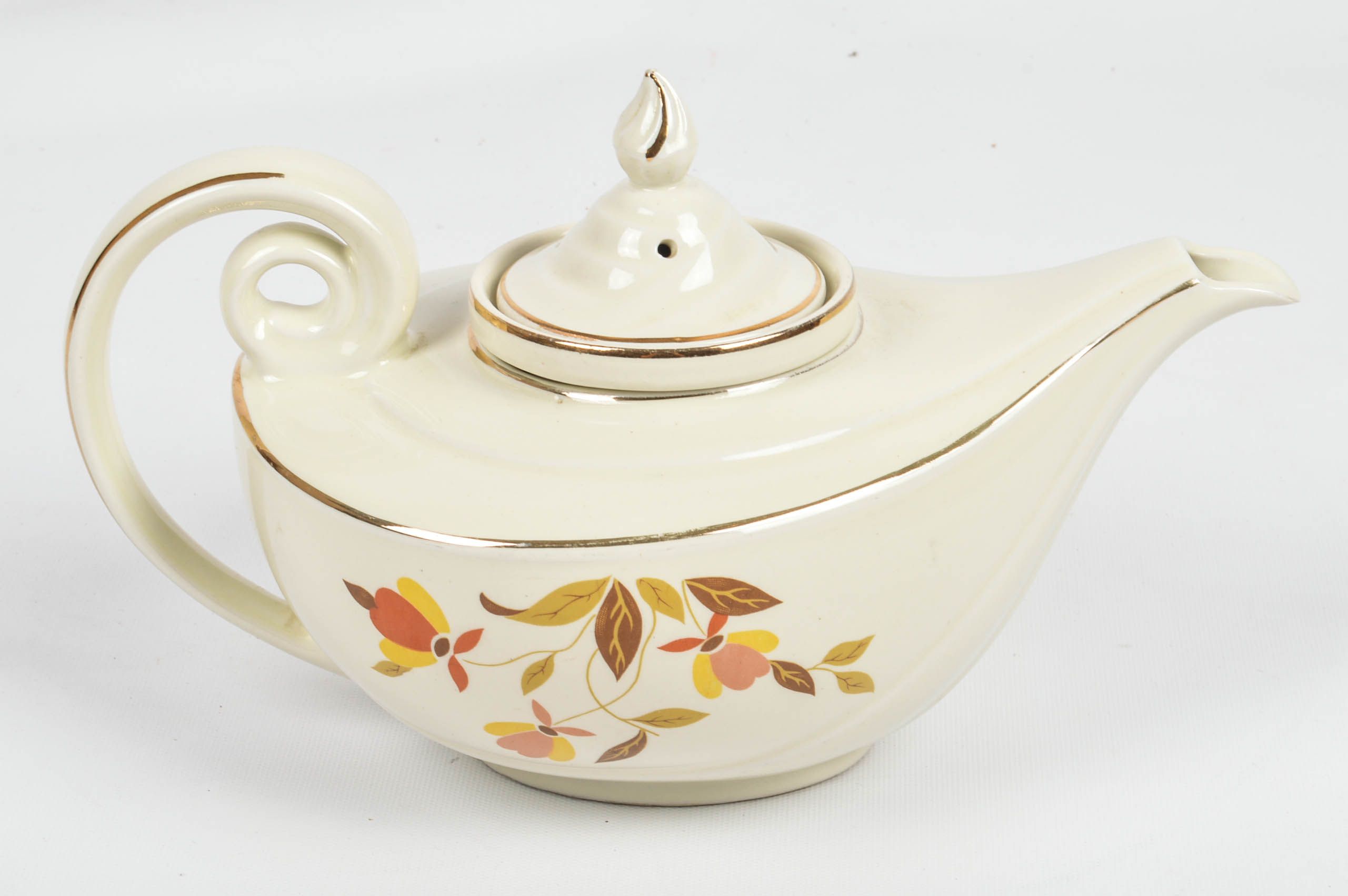 Vintage Hall's  Superior "Autumn Leaf"  Serveware