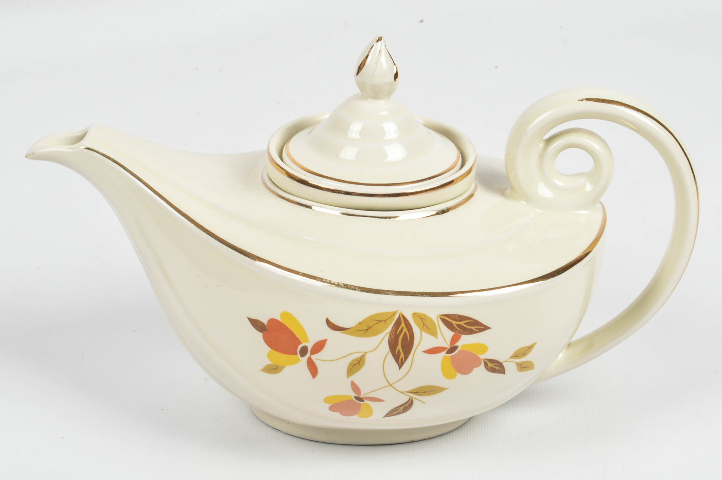 Vintage Hall's  Superior "Autumn Leaf"  Serveware
