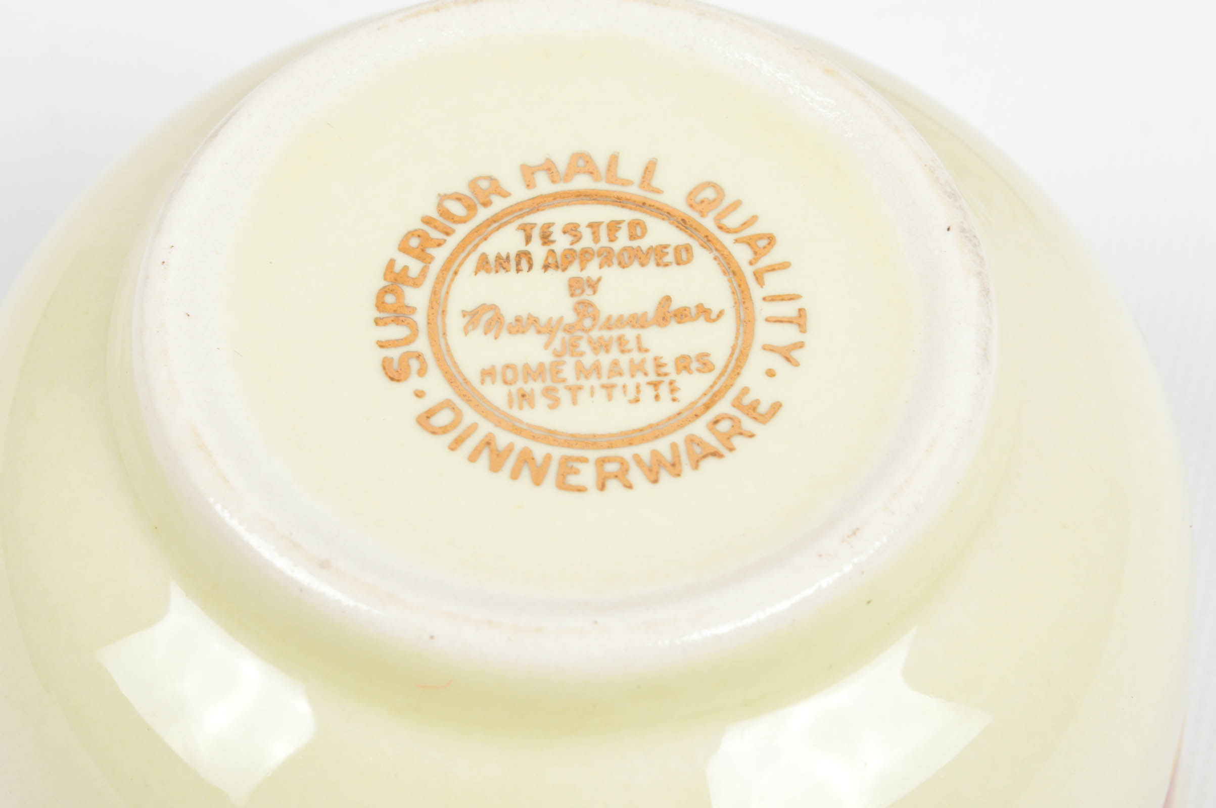 Vintage Hall's  Superior "Autumn Leaf"  Serveware