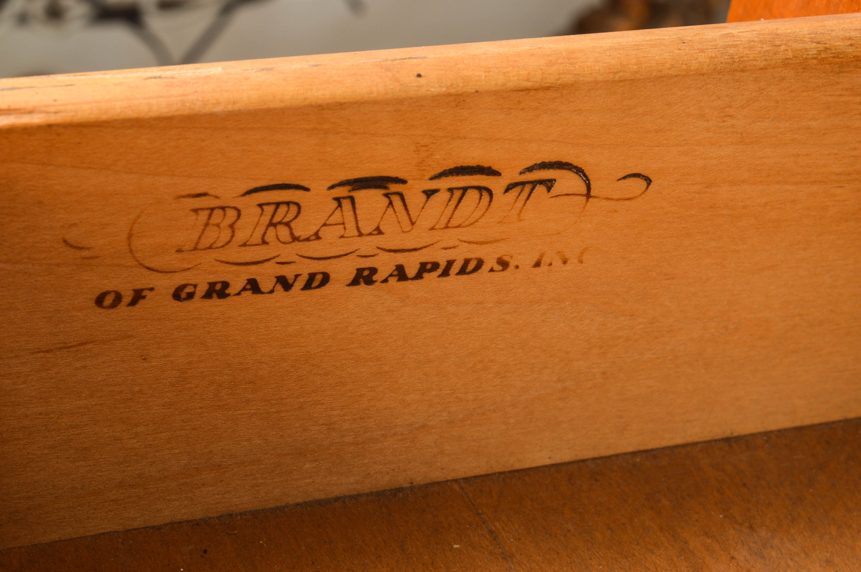 Maple Desk With Wall Shelf Unit