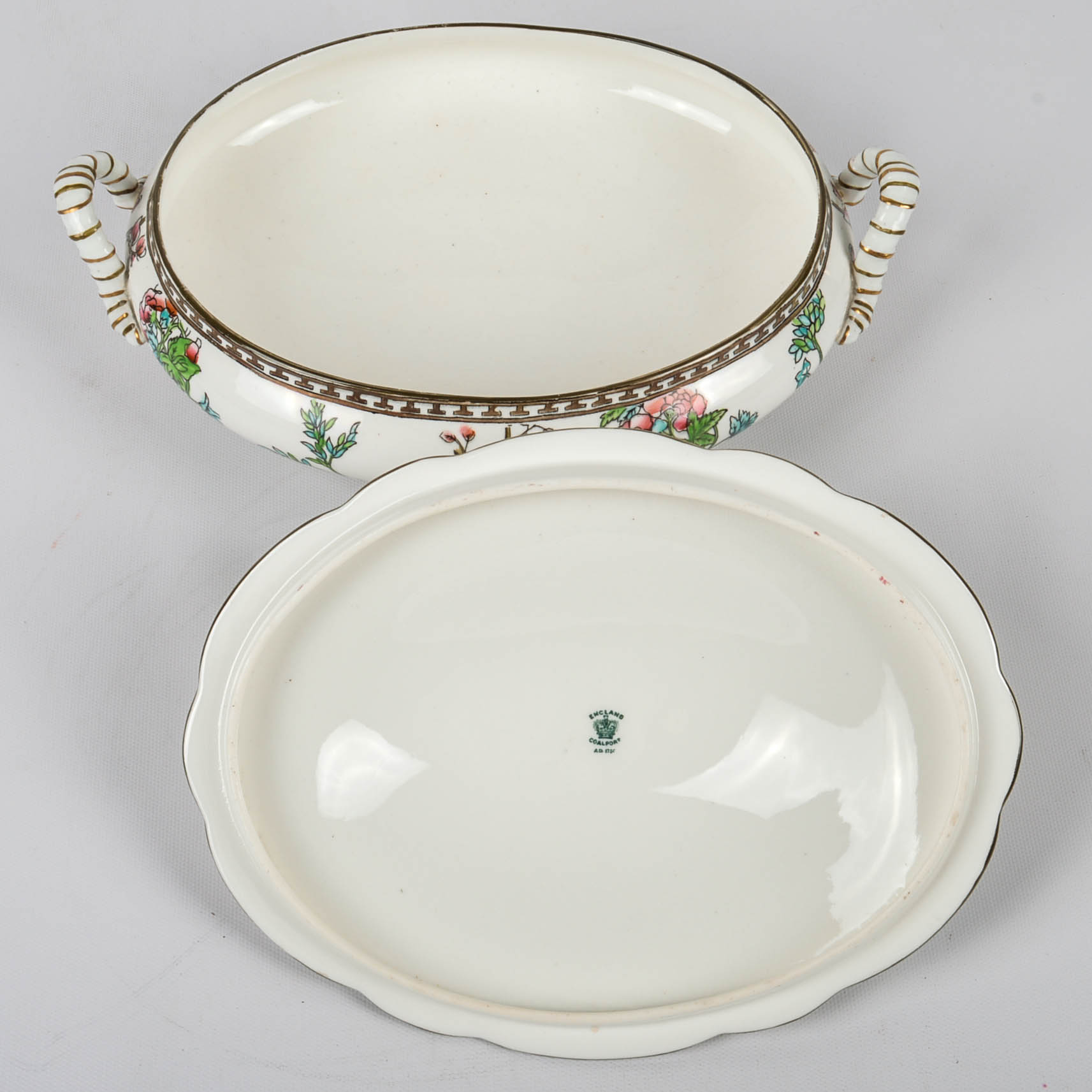 Coalport "Indian Tree Multicolor" Oval Covered Vegetable