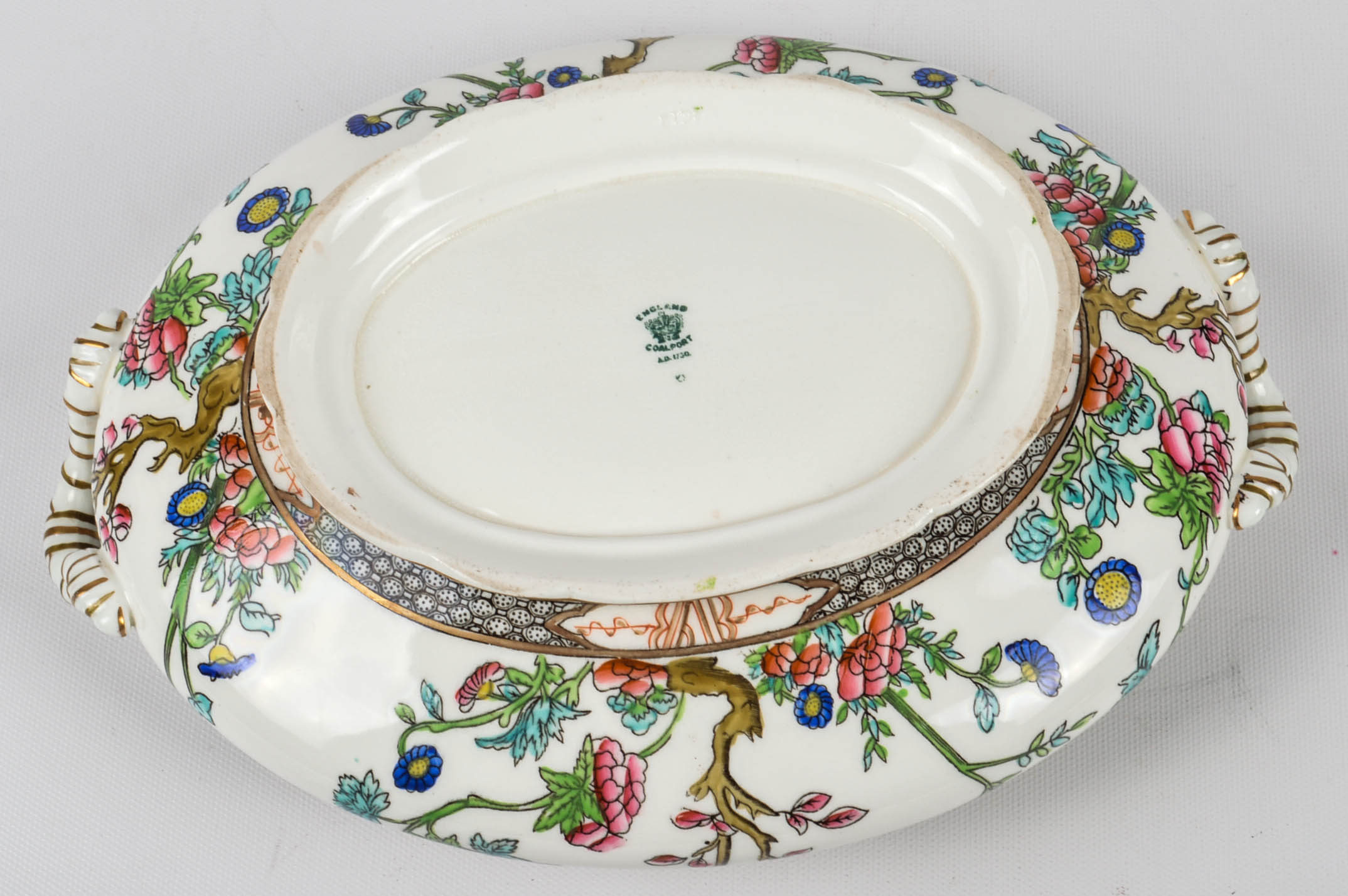 Coalport "Indian Tree Multicolor" Oval Covered Vegetable