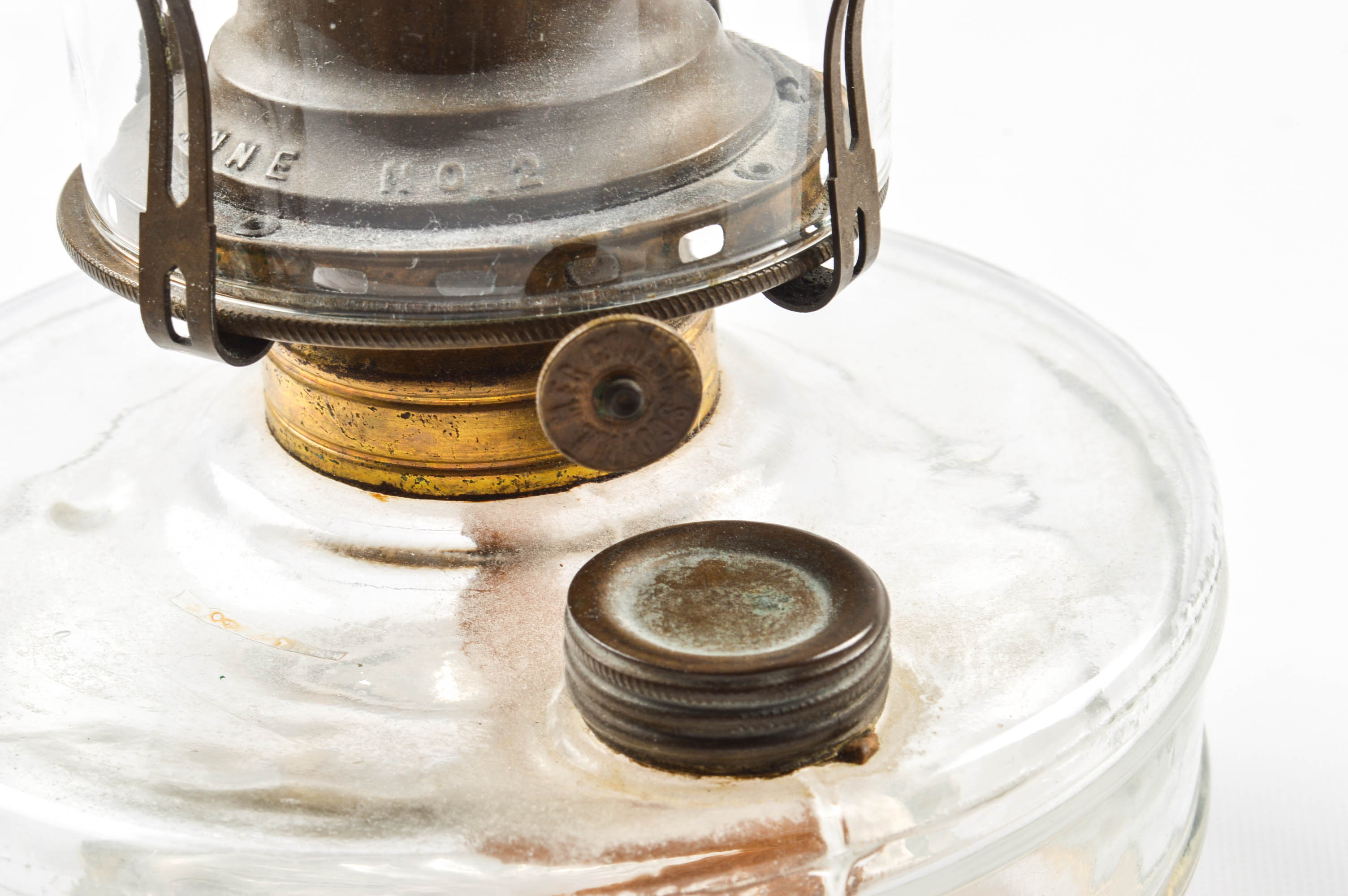 Pressed Glass Oil Lamps