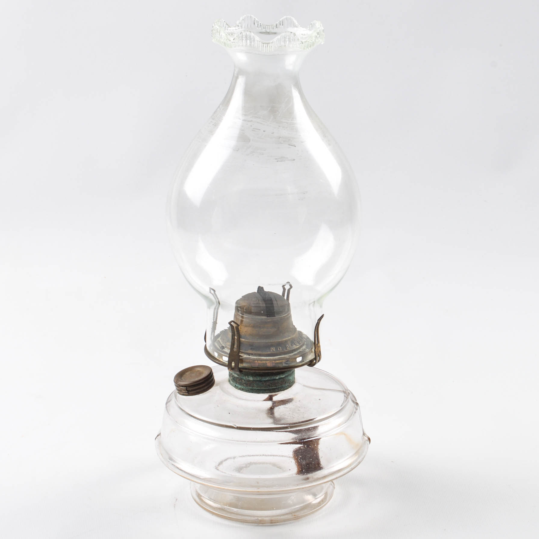 Pressed Glass Oil Lamps