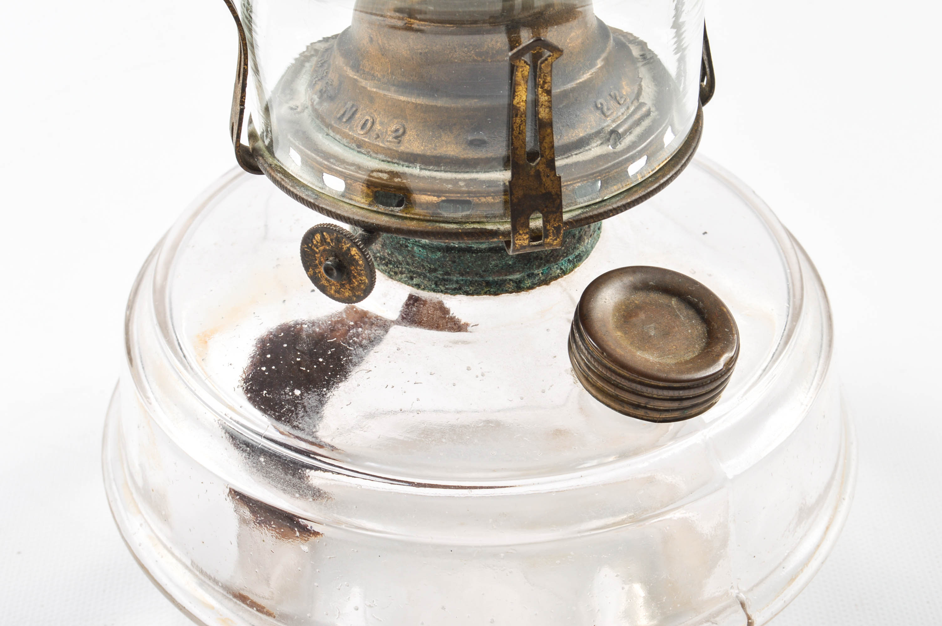 Pressed Glass Oil Lamps