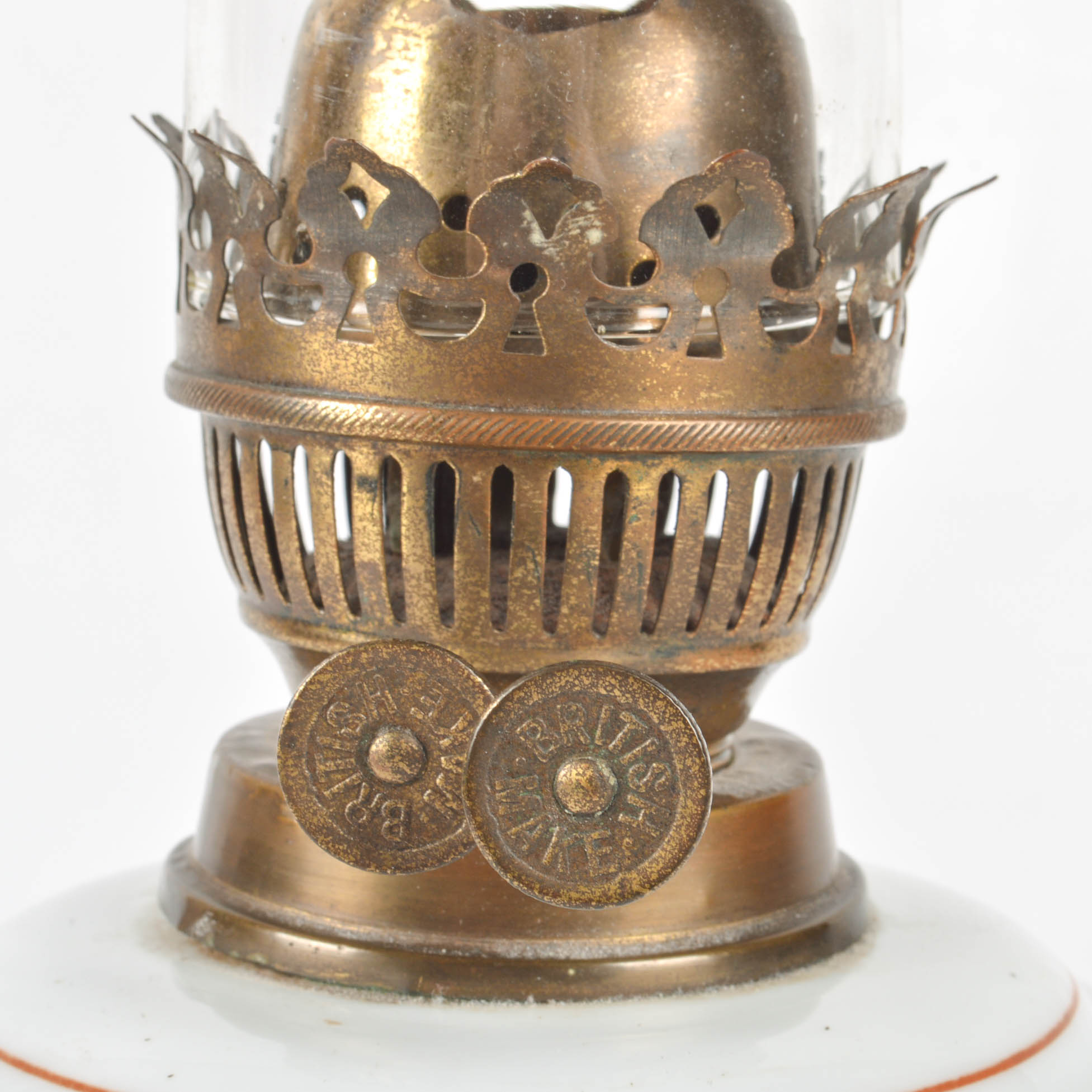 Antique British Make Oil Lamp