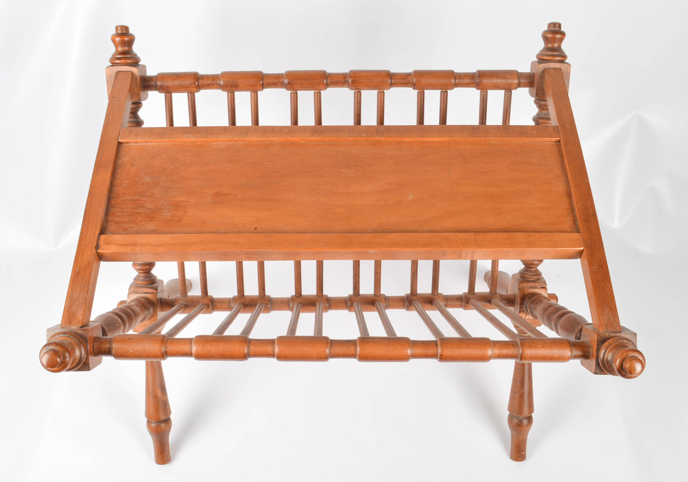 Tell City Magazine Rack and Wall Shelf