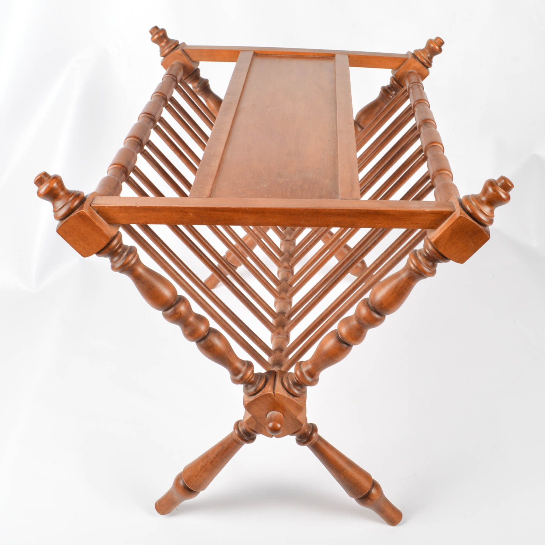 Tell City Magazine Rack and Wall Shelf