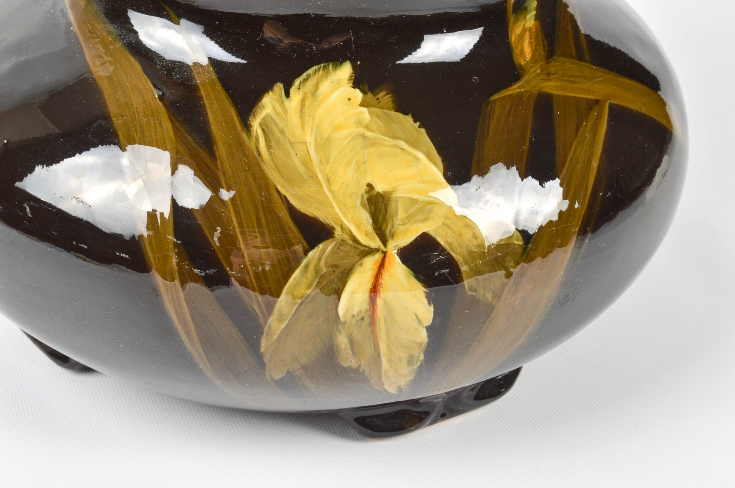 Antique Weller Font Lamp