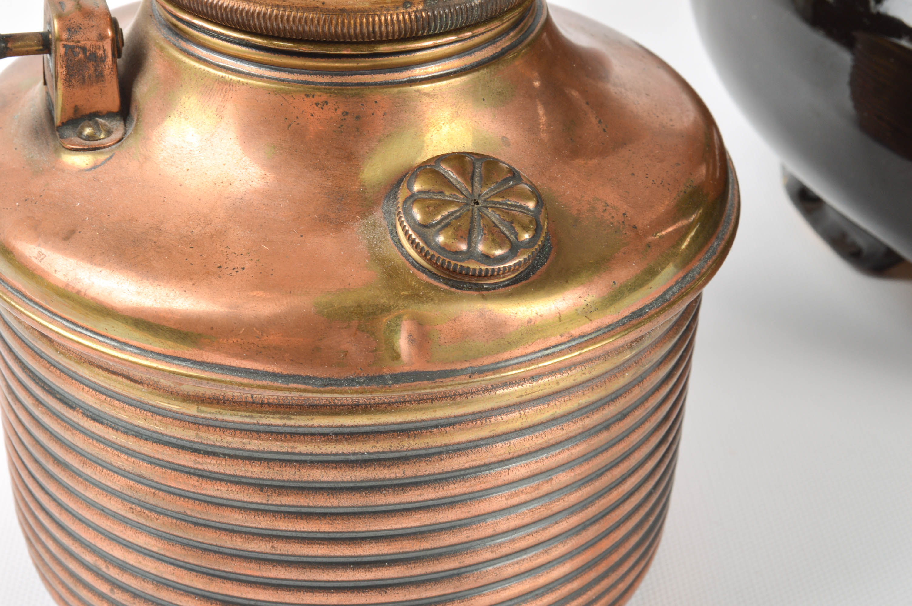 Antique Weller Font Lamp