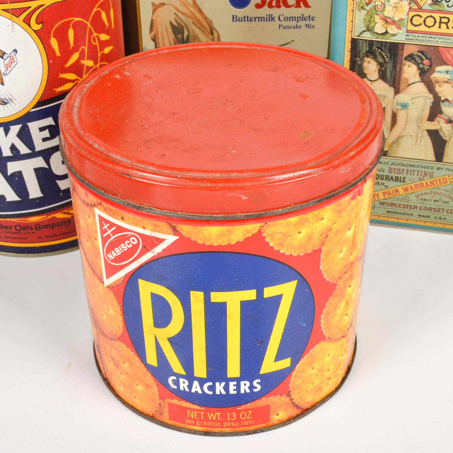 Assorted Vintage and Reproduction Tins